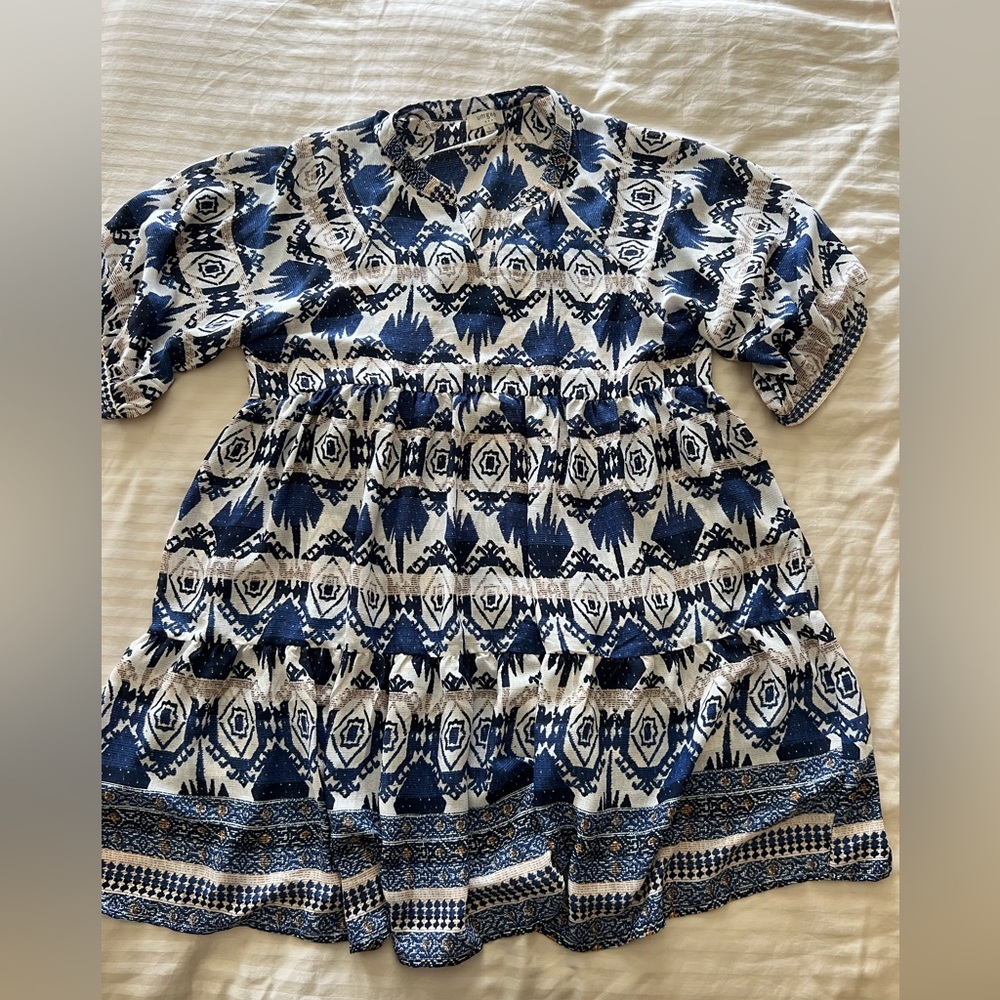Umgee Southwest Print Tunic size Large